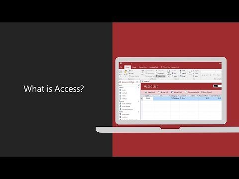 Microsoft Access - What is Access?