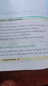 What is the purpose of graphics software in computer?Write any... | Filo