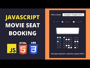 Build a Movie Seat Booking App using JavaScript - JavaScript Beginner Projects