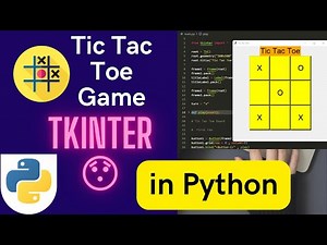 Tic Tac Toe using Tkinter in Python for beginners. 1
