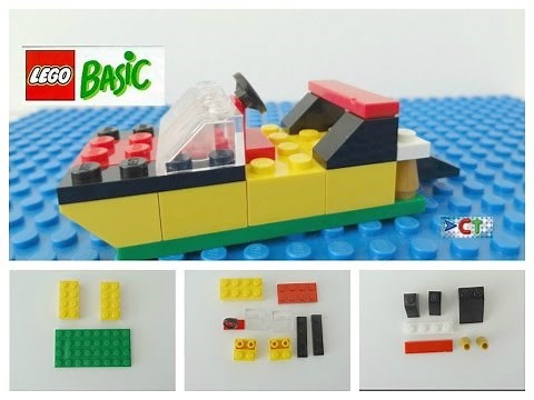 LEGO Easy Tutorial Boat How to build Speedboat Lego Basic Instruction