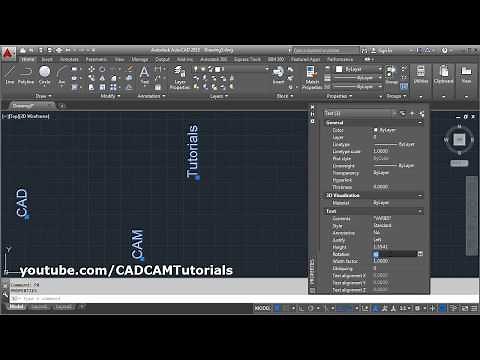 AutoCAD Rotate Multiple Text in Place | AutoCAD Rotate all Text 180 Degrees