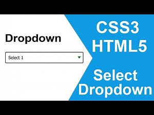 How to create custom Select Dropdown using CSS | Select Dropdown custom design using css