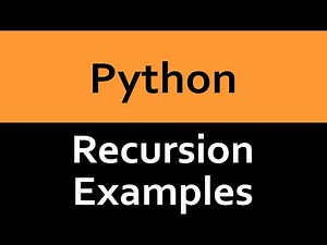 Recursion Examples in Python