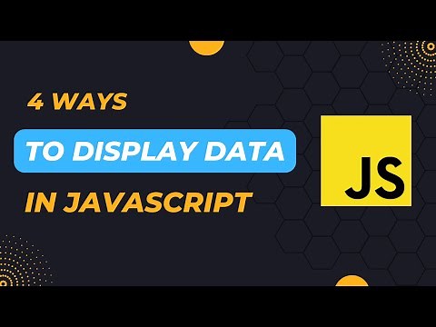 4 Ways to Display data in Javascript | Javascript Output