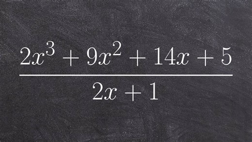 Dividing two polynomials using long division algorithm