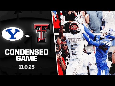 #7 BYU vs. #8 Texas Tech Condensed Game | 2025 Big 12 Football