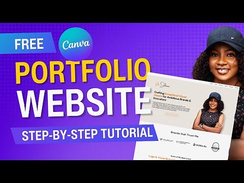 How to Create a Portfolio Website for Free in Canva (Step by Step Tutorial)