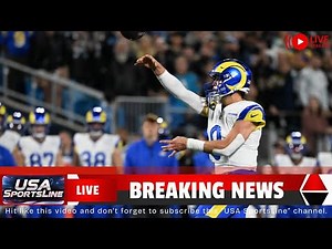 Matthew Stafford's Hand Injury & Historic TD Streak | Rams Playoff Update। USA SportsLine