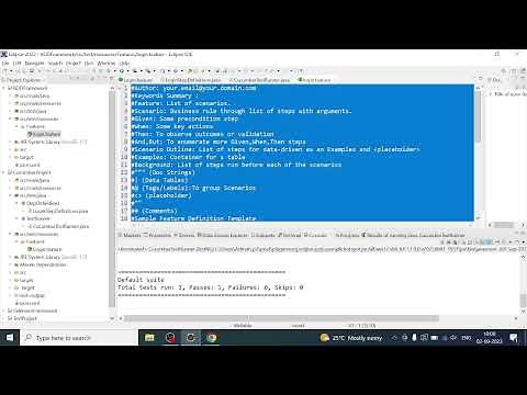 Selenium Cucumber BDD Framework with Java and TestNG - Login Test