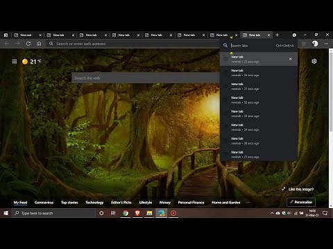 How to enable Tab Search in Microsoft Edge