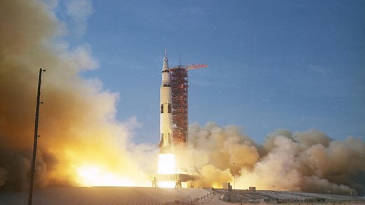 Relive the historic launch of Apollo 11