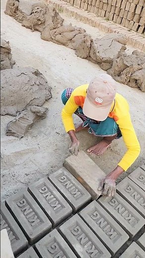 Best Man Amazing Working ClayBricks Making #brickmaker #clay #perfect #handy #brickwork #skills