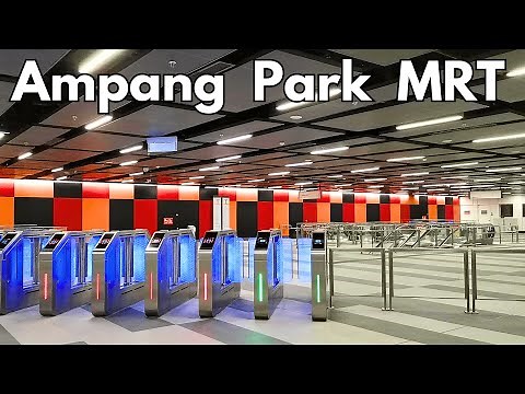Kuala Lumpur Ampang Park MRT Station Tour