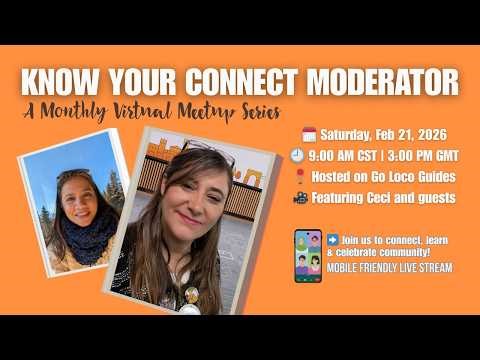 Sonia's Know Your Connect Moderator ft. Ceci, Mauje & Caro #livestream #localguides #shortslive