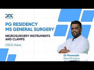 Neurosurgery Instruments and Clamps Explained | Essential Tools for PG Residents