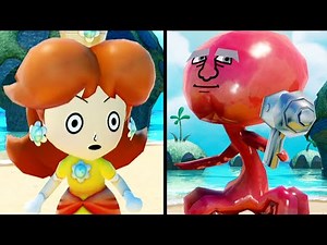 Super Mario Miitopia - Postgame Start! ALIEN TRAVELER Boss Battle (Switch)