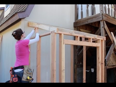 How to Build a Lean To Shed - DIY Framing and Siding (Part 1)