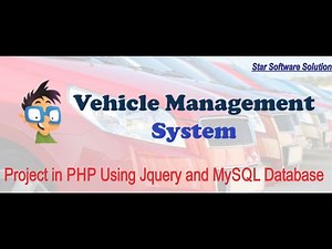 Vehicle Management System Project in PHP using jQuery Mysql Database Part 1