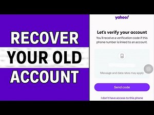 How to Recover Your Yahoo Email Account