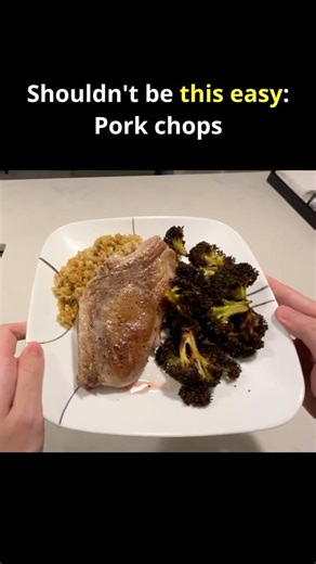 Pork chops shouldn't be this easy