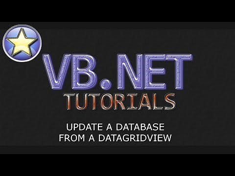 VB.NET Database Tutorial - Update a Database From a DataGridView (Visual Basic .NET)