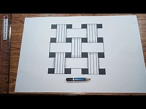 how to draw 3 dimensional easy