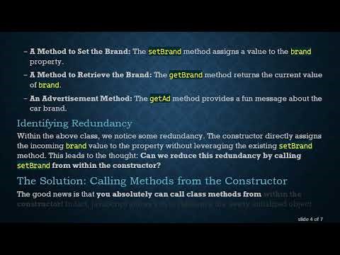 Can You Call Class Methods from the Constructor in JavaScript?