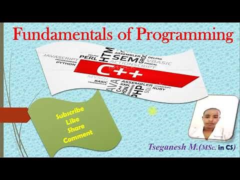 Introduction of computer Programming chapter 1 Tutor