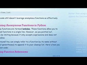 Handling Cleanup Actions in Python Using Anonymous Functions