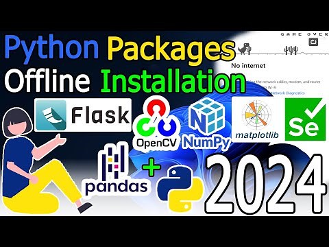 How to Install Python Packages Offline without Internet on Windows 10/11 [ 2024 ] Complete Guide