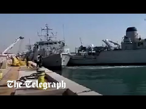 Royal Navy warships collide off coast of Bahrain