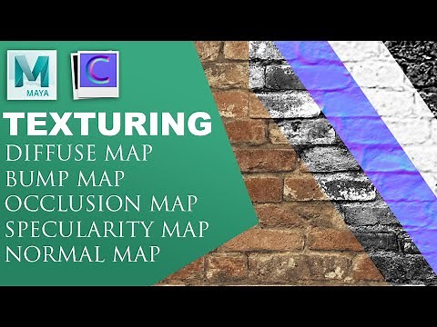 Texturing Fundamentals - Diffuse Map, Bump Map, Normal Map, Occlusion Map, Specularity Map