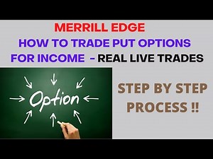 PUT Options Process using Merrill Edge | Merrill Edge Option Trading