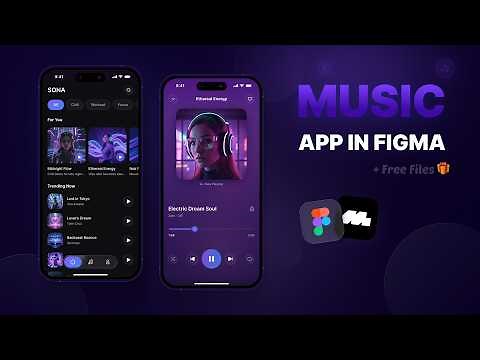 Music Player Mobile App UI Design in Figma + Mobbin | Full UI/UX Process