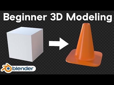 3d Modeling in Blender for Beginners! (Tutorial)