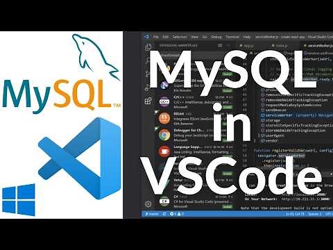 How To Connect to MySQL in Visual Studio Code (VSCode) on Windows 11 and Run SQL Queries
