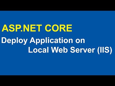 How To Deploy ASP.NET Web Application on Internet Information Server (IIS)