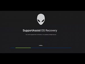 ALIENWARE M17/ALIENWARE M15 R2 Can't Reinstall Operating System with Dell SupportAssist OS Recovery