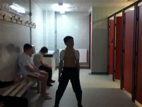 Harlem shake boys changing rooms year 7 oasis