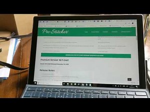 Pro Stitcher Premium Version 5 - How To Install Latest Version Part 1