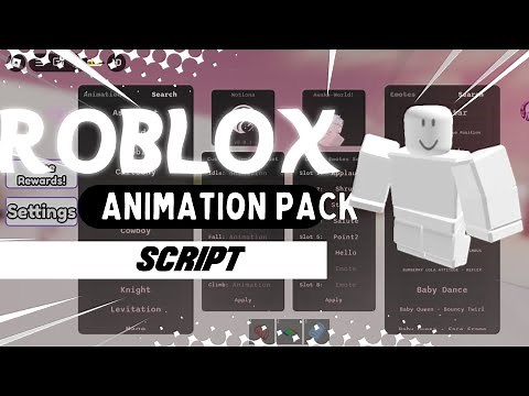 Roblox Animation Pack Script FE!