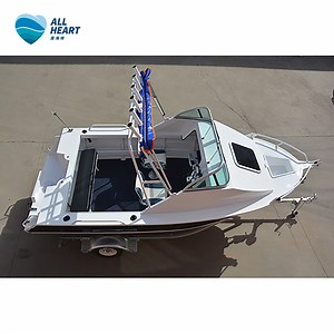 [Hot Item] 5m Cuddy Cabin Aluminum Fishing Boat 16FT Speed Boat Sports Motor Boats Small Cuddy Cabin Boats with Bimini