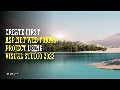 Visual Studio 2022 | Create First ASP.NET Web Forms using VS 2022