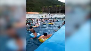 Dozens injured in water park wave pool malfunction in China