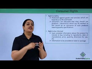 Class 12th – Consumer Protection Act - 1986 | Business Studies | Tutorials Point