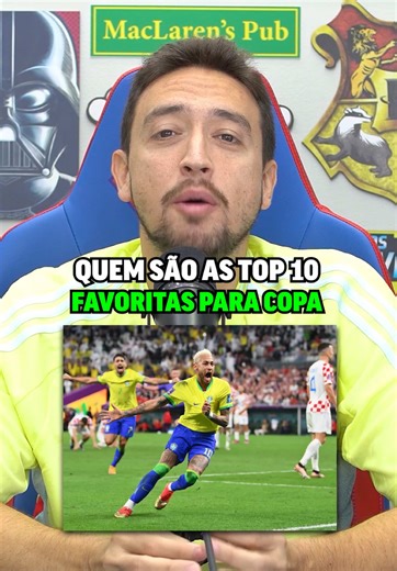 Seleções favoritas para ganhar a Copa 2026 – Top 10 seleções