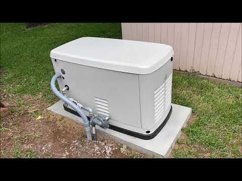Generac Generator Startup