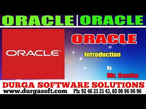 Oracle Tutorial || Oracle Introduction by basha