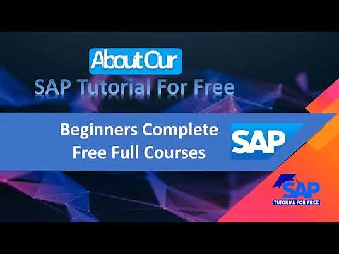 SAP Tutorial For Beginners Complete Free Full Courses | SAP ERP | SAP Cloud | SAP Official Training